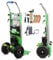 1250W Elektrische Sackkarre, Elektrischer Treppensteiger mit 900 lbs/408 kg Tragkraft, Treppen & Abstiege BewäLtigen, Schwere Treppensteiger mit Sicherheitsseil & Luftpumpe für Möbeltransportieren