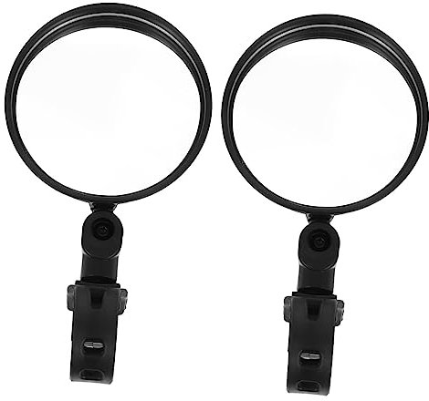 UPKOCH 2 Stück Fahrradrückspiegel Einstellbarer Lenker Spiegel für Mountainbike und Scooter Schnelle Montage ohne Sicher und Bruchsicher