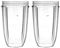 NDXNJFOY Paquete De 2 Vasos De Repuesto For Licuadora De 32 Oz, Compatibles con Nutribullet, 600 W/900 W.(2pcs 32oz Cup)