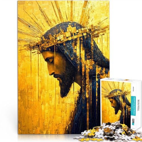 Jigsaw Puzzles for Adults 1000 Pieces Crown of Gold Made of cardboard for age 14+ Toys for family entertainment Birthday and unique gifts。size:26x38cm/10.24x14.96inch