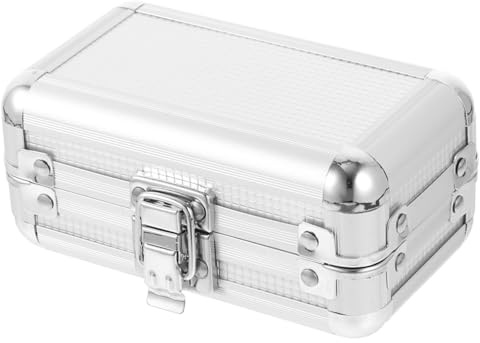 SOIMISS Wear-resistant Aluminum Telescope Filter Storage Box for Eyepieces Organizer with Padding Weather-resistant Case for Multiple Astronomy Filters Secure Carrying for Celestial