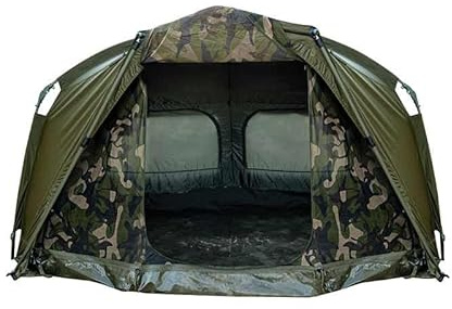 FOX Frontier II X Netz-Innenschutz, Karpfenangeln, Insektenschutz, Reißverschlüsse an der Bodenplane, Doppelreißverschluss-Vordertür, 2 Netztaschen innen, Aufhängeschlaufe, 4 Netzfenster, Code CUM390