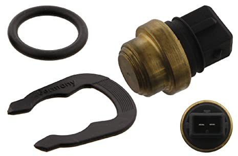 febi bilstein 33879 Thermoschalter mit Dichtung und Haltefeder, 1 Stück | Kompatibel mit: AUDI A4 B5, A4 B5 Avant, A6 C5, A6 C5 Avant, ALLROAD C5, SEAT ALHAMBRA, CORDOBA, IBIZA II, TOLEDO I