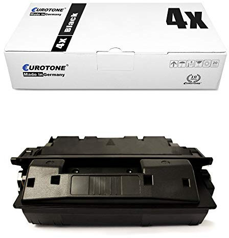Eurotone 4X Druckerpatronen für Signal Corp Laserjet SC 812/912, C4127X 27X, Druckerpatronen