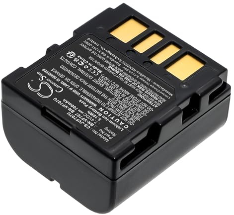 VINTRONS Rechargeable Battery 700mAh For JVC BN-VF707U, LY34647-002B, BN-VF707, GZ-MG40AC, GR-DF550US, GR-D275
