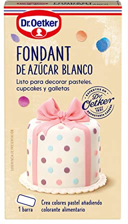 Dr. Oetker Fondant De Azúcar Listo Para Usar, 300 Gramo
