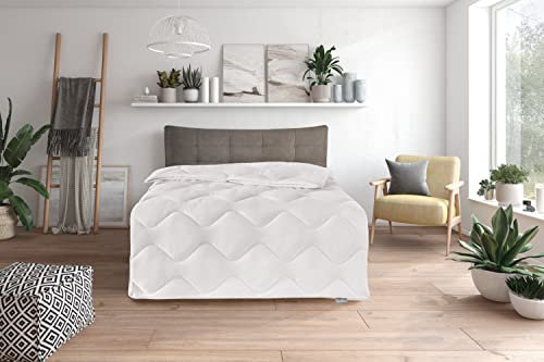 Traumnacht Comfy Cotton Duo Winterdecke kuschelig warme Bettdecke, aus Baumwollmischgewebe, 135 x 200 cm, waschbar, Öko-Tex zertifiziert, produziert nach deutschem Qualitätsstandard