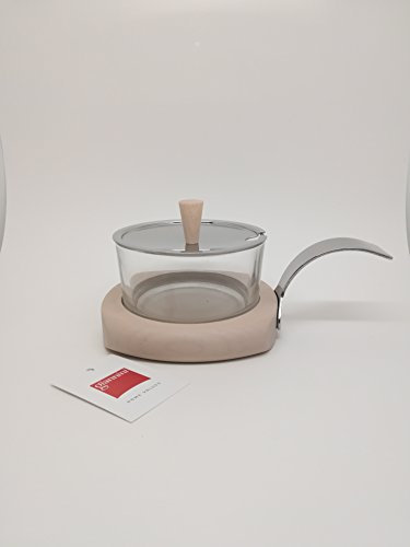 Formaggera Linea Black And White, White - Vetro, Legno e Acciaio Inox 18/10