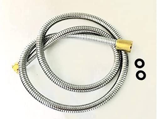 Brauseschlauch Duschschlauch DEHNBAR 1,20-1,60 m chrom gold