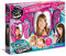 Clementoni 18541 Crazy Chic – Spiegel-Schminkkasten, buntes Make-up Set mit glitzerndem Lidschatten, Rouge & Lipgloss, beleuchteter Kosmetiktisch für Kinder ab 6 Jahren