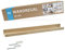 PHOTOLINI Wandregal Eiche Massivholz 70 cm, Schweberegal, modernes Design, Bilderleiste für Fotos, Poster & Deko-Objekte zur flexiblen Gestaltung, U-Form, einfaches Anbringen
