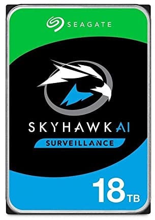 Seagate Skyhawk AI 18TB 3.5IN 6GB/S SATA 256MB 24X7