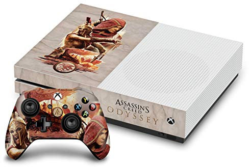 Head Case Designs Licenza Ufficiale Assassin's Creed Kassandra Odissea Capolavoro Vinile Sticker Gaming Pelle Adesivo Compatibile con Xbox One S Console And Controller Bundle
