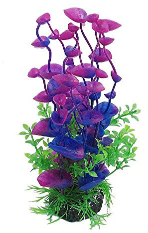 Plantes vertes artificielles en soie, Poissons Simulation Vivante Créature de Plante Aquarium Paysage Décor d'herbe, Non toxique et sans danger pour tous les poissons et les animaux domestiques.