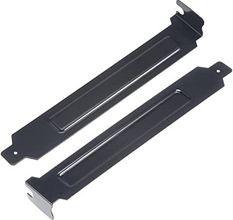 sourcing map PCI Slot Covers with Screws for PC Case Dustproof Black 4pcs