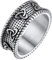 FaithHeart Silber Bandring für Damen Mädchen 8mm breit Siegelring Ring Ehering Verlorbungsring für Freundin Ehefrau