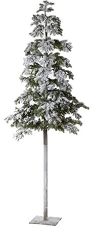 Magie di Natale Weihnachtsbaum Pine West mit langem Stamm schneebedecktem Modell Picea Weihnachtsdekoration (250cm)