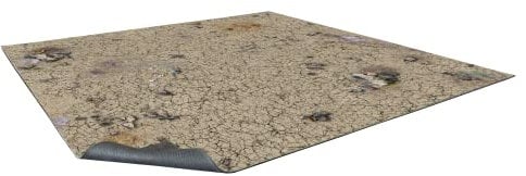 Battle Systems Terrain Desert Wasteland Game Mat 3x3 - Neoprene Playmat for Warhammer, D&D, Frostgrave and More!