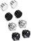 Vogem 4 Pairs Magnetic Earrings for Men Women Stainless Steel Round Cubic Zirconia Magnet Clip on Earrings Set Non-Piercing 8mm