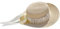 Ginger Ray WE-130 Chapeau de Paille avec Lettres de la mariée Marron/crème