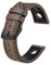 BISONSTRAP Rally Uhrenarmband 18mm, Uhrenarmbänder aus Leder für Herren, Taupe mit Schwarze Schnalle