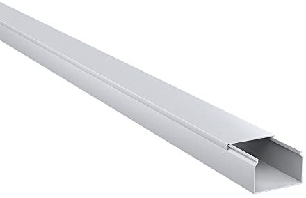 Kabelkanal aus hochwertigem PVC weiß Kabelleiste 2m - 5 Stück - 25x16mm