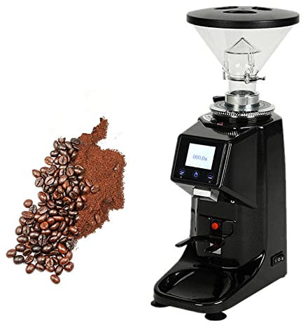 Macina caffè espresso, capacità 1,5 litri macinacaffè conico, macinacaffè elettrico regolabile con 19 impostazioni di macinatura precise, per fare caffè americano o espresso