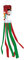 Weihnachts-Windsack-Flaggen-Windsack-hängende Dekoration im Freien für Vorgarten-Terrassen-Garten-Party Flaggenmast Garten