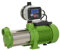 CHM GmbH® Kreiselpumpe Edelstahl 1,1 KW 5,5 Bar Druck 8000 L/h + vollaut. einstellbare Pumpensteuerung mit Trockenlaufschutz, Gartenpumpe