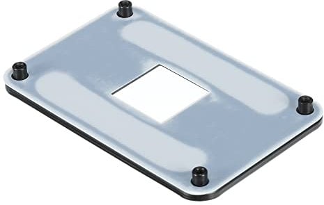 PATIKIL AM4 Backplane CPU Cooling Heatsink Mounting Sheet Plate Durable Yellow Black for AM4 Motherboard