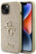 Guess GUHCP15SHG4SGD Hülle für iPhone 15 6.1 golden hardcase Glitter Script Big 4G