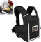 Tyafzzn Kinder Motorrad Sicherheitsgurt, Einstellbarer Motorrad Gurt Kinder mit Tasche, Reflektierendes Atmungsaktives Material in Schwarz
