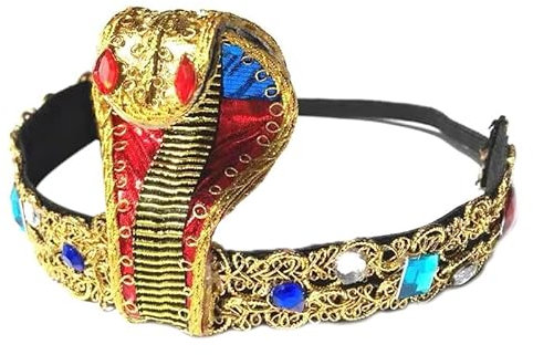 RUDFUZ Haarreif für Erwachsene, Cosplay, Kleopatra, ägyptische Schlange, Make-up, Ornamente, Party-Haarband