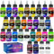 Roizefar Pintura Para Aerógrafo, Kit De Pintura Para Aerógrafo, Pinturas Acrílicas + Diluyentes Para Aerógrafo, 20 ml/Botella (28 Pinturas Acrílicas + 2 Diluyentes)