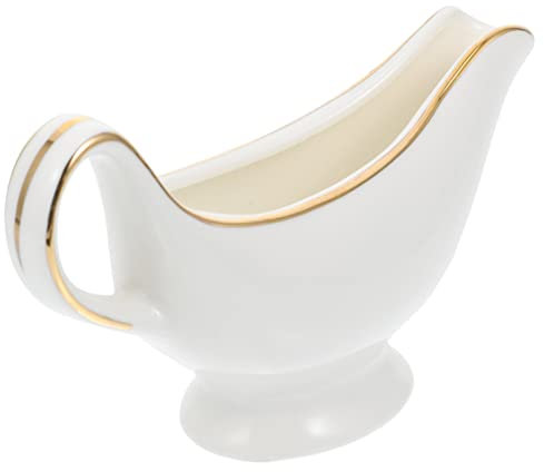 1 minijarra clásica de cerámica blanca con asa, jarra pequeña for crema de café y leche, jarra for leche y miel de 3 oz for salsa, salsas calientes, aderezos for ensaladas, apta for microondas y conge