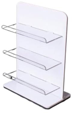LuMOUzhou Brillenständer aus Acryl, weiß, für Sonnenbrille und Brillen