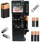 3 in 1 Battery Bulb & Fuse Tester - Lightbulbs, Multi-Use Testing Tool, AAA, AA, 9V, Colour Coded, Easy to Use, Compact, Portable, Analogue Scale Meter