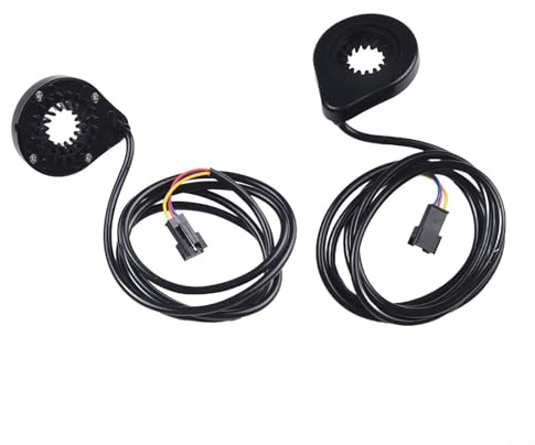 Hall-Sensor für E-Bike-Pedalunterstützung, 12-Magnet-Technologie mit Anti-Funktionen (2 Stück)