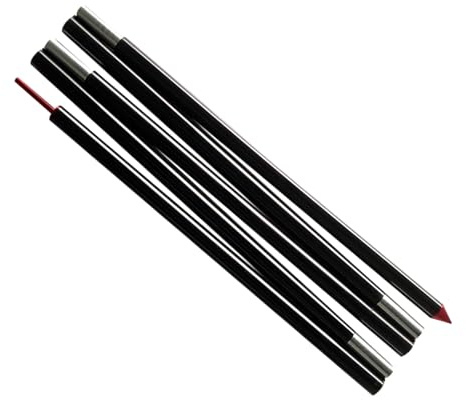 Insertos para toldos - Lona de camping con mástil de aluminio ajustable | Poste telescópico resistente al aire libre, accesorio portátil para camping, senderismo y pesca, soporte protector ligero