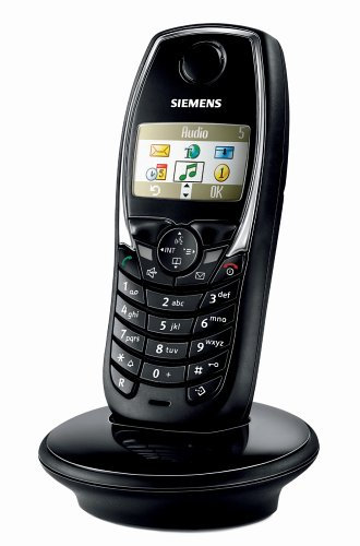 Siemens Gigaset SL1 colour DECT cordless & base di ricarica Nero