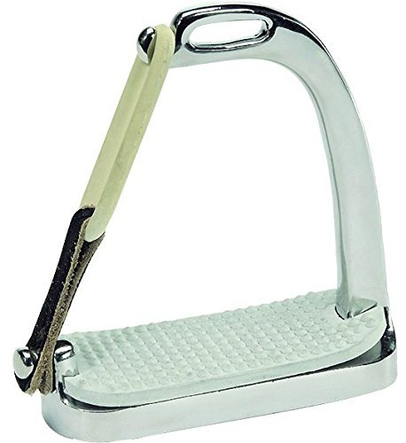 Sicherheitssteigbügel aus Edelstahl, 12 cm (1 Paar)