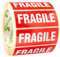 OliveBird 1000 x Fragile Autocollants 90 x 35 mm Rouleau Avec Texte Sur étiquette Fragile