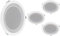 Lunivers 4er Pack, Vollmetall Einbau Lautsprecher, 18W RMS, 80W Musikleistung