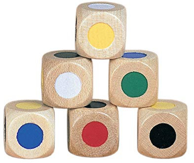 Kremers Spielzeug Farbwürfel klein 16 mm