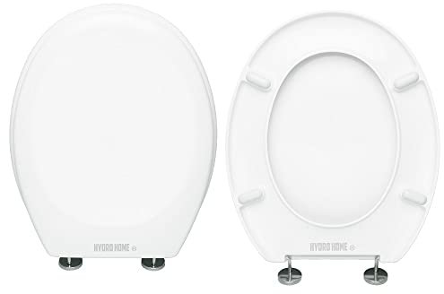 Abattant WC compatible avec Duraplus Duravit thermodurcissable Blanc by HYDRO HOME