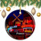 Frankreich Moulin Rouge Paris Weihnachten Weihnachtsbaum Ornament Dekoration Hochzeit hängende Anhänger Dekor City Travel Souvenir Collection
