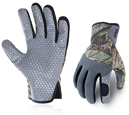 Vgo... 1 Paar Sicherheits-Arbeitshandschuhe, Bauarbeiter-Handschuhe, Gartenhandschuhe, Mechaniker-Handschuhe,leicht(SL7717)