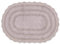 DII Crochet Collection Tapis de Bain réversible, Petit Ovale, 43,2 x 61 cm, Lilas poudré
