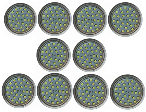 ANTYX Basse Tension Gu10 Ampoules LED 1 2V 24V 5W, 50W Équivalent halogène, projecteurs d'ampoule à LED for l'extérieur de Jardin d'arbres de Jardin d'arbre de Jardinage, AC/DC 12-60V, Paquet de 10