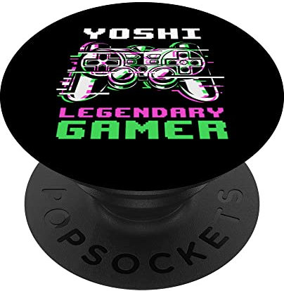 Yoshi - Legendary Gamer - Personalisiert PopSockets mit austauschbarem PopGrip